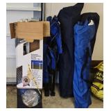 VOLLEYBALL NET & CAMPING CHAIRS
