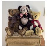 (3) MOHAIR BEARS