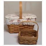 (2) LONGABERGER BASKETS