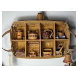 LONGABERGER MINIATURE BASKETS & WALL BASKET