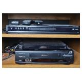 MAGNAVOX DVD & SONY CD PLAYER W/ REMOTES