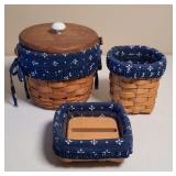 (3) LONGABERGER BASKETS