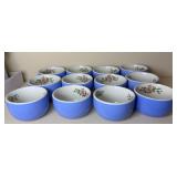 (12) HALL ROSE PARADE CUSTARD DISHES