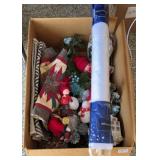 CHRISTMAS DECOR, SNOWMEN FIGURES, SNOW FLUFF &