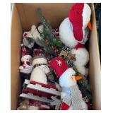 SNOWMEN & OTHER FIREPLACE DECOR