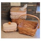(3) LONGABERGER BASKETS