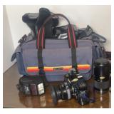 MINOLTA 7000 MAXXUM CAMERA W/ (2) LENSES