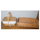 (2) LONGABERGER BASKETS