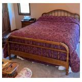 PENNSYLVANIA HOUSE QUEEN BED W/ BEDDING