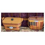 (2) LONGABERGER BASKETS