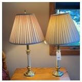 (2) VANITY LAMPS