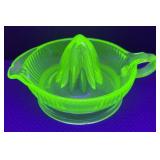 URANIUM GLASS JUICER