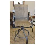 NICE METAL BAR HEIGHT SWIVEL OUTDOOR CHAIR