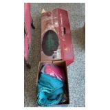 6FT GREEN LED SHIMMERING TREE W/ TREE SKIRT
