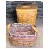 (2) LONGABERGER BASKETS