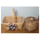 (2) LONGABERGER BASKETS