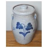 ROWE POTTERY JAR W/ LID