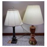 (2) TABLE LAMPS