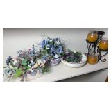 FLORAL DECOR & CANDLE HOLDERS