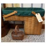(2) LONGABERGER BASKETS