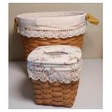 (2) LONGABERGER BASKETS