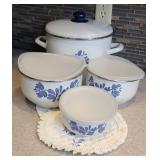 PFALTZGRAFF STOCK POT & MIXING BOWLS