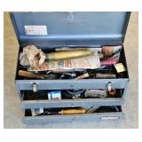 CRAFTSMAN TOOL BOX W/ ASSTD TOOLS