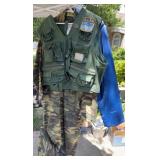 BOOTS, FISHERMANS VEST & MORE