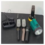 FLASHLIGHT & WALKIE TALKIES