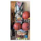 SPORTS BALL RACK & MORE