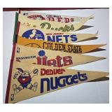 (5) NBA BASKETBALL PENDANTS & CINCINNATI RED