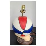 VINTAGE ABA BASKETBALL LAMP BASE