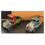 (2) CAST IRON TRUCKS