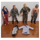 (4) GI JOE ACTION FIGURES
