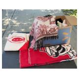 CINCINNATI REDS THROWS, SWEATERS