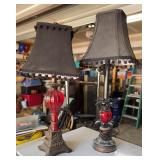(2) VANITY LAMPS