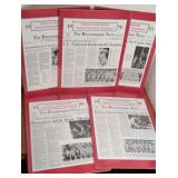 (5) WALL HANG IU BASKETBALL NEWS PAPER WALL DECOR