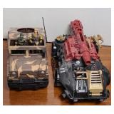 (2) GI JOE VEHICLES W/ FIGURES