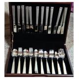 STAINLESS SILVERWARE SET (LOOKS NEW)