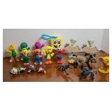 SPONGEBOB, SESAME STREET, LION KING TOYS