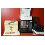 PAPER SHREDDER, DISPLAY CASE, WORKOUT GEAR