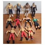 (10) WWE WRESTLING FIGURES