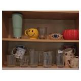 HAPPY FACE MUG & ASSTD GLASSWARE