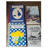 (4) COMMUNITY COOKBOOKS