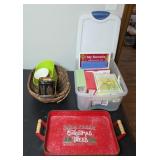CHRISTMAS TRAY, PHOTO ALBUMS, & MORE