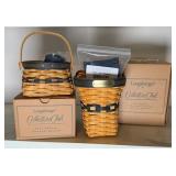 (2) LONGABERGER RENEWAL BASKETS W/ BOXES