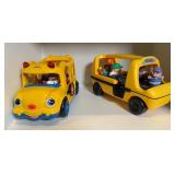 FISHER PRICE & LITTLE TYKES SCHOOL BUSES