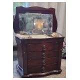 JEWELRY BOX W/ CLIP ON EARRINGS