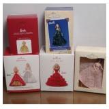 (5) HALLMARK BARBIE ORNAMENTS