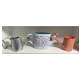 (3) DECORATIVE WATER CANS